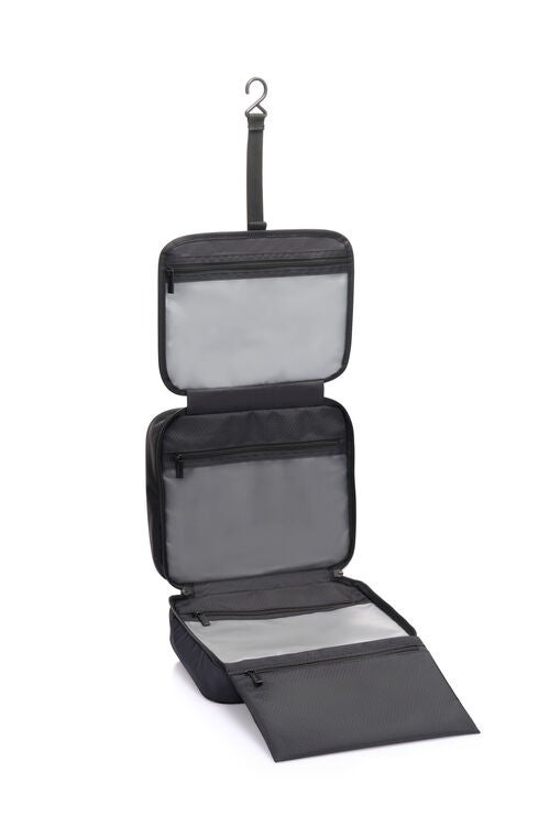 TRAVEL ESSENTIALS HANGING TOILETRY KIT