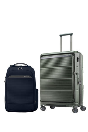 กระเป๋าเดินทางขนาด 24 นิ้ว EXP MEDIUM SPINNER +กระเป๋า 2-1 TRAVEL BACKPACK