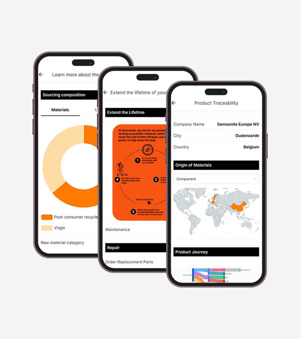 Digital Product Passport on smartphones