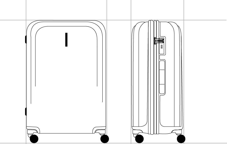 samsonite t5 68cm spinner with built in scale review